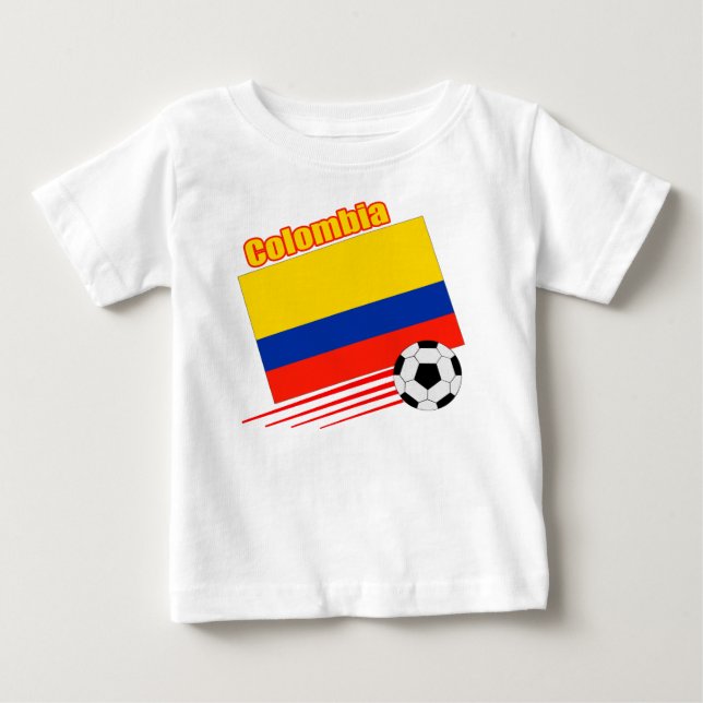 Colombia Soccer Team Baby T-Shirt (Front)