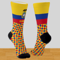 Colombia Socks, Colombian flag fashion / sports