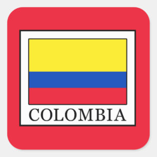 Colombia Square Sticker