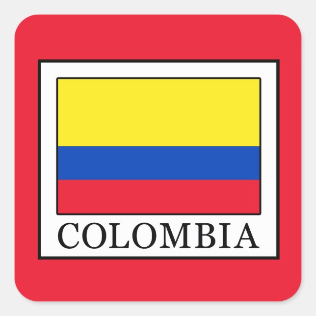 Colombia Square Sticker (Front)