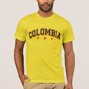 Colombia Soccer T-Shirts - T-Shirt Design & Printing | Zazzle