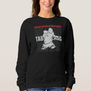 Colombia Table Tennis  Support Colombian Ping Pong Sweatshirt