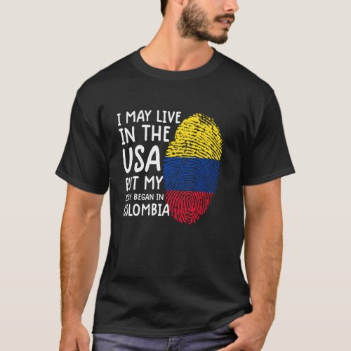 Colombia Tee Shirt Men Colombia Flag Shirt Women C