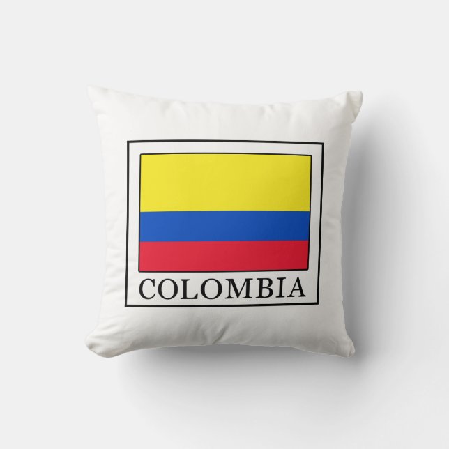 Colombia Throw Pillow (Front)