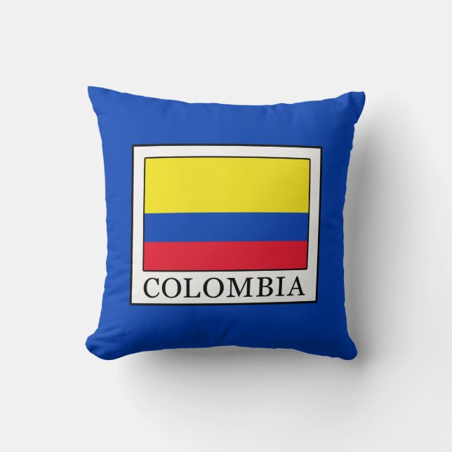 Colombia Throw Pillow (Front)