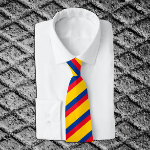 Colombia Ties, fashion Colombian Flag, business Neck Tie