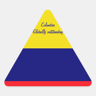 Colombia Triangle Sticker