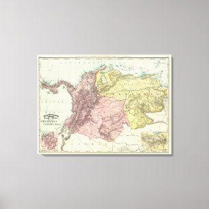 Colombia, Venezuela 2 Canvas Print