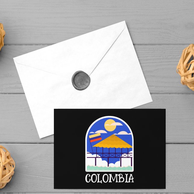 Colombia Vintage Travel Postcard (colombia vintage travel postcard)