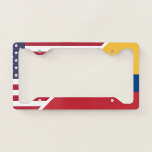 Colombian-American License Plate Frame