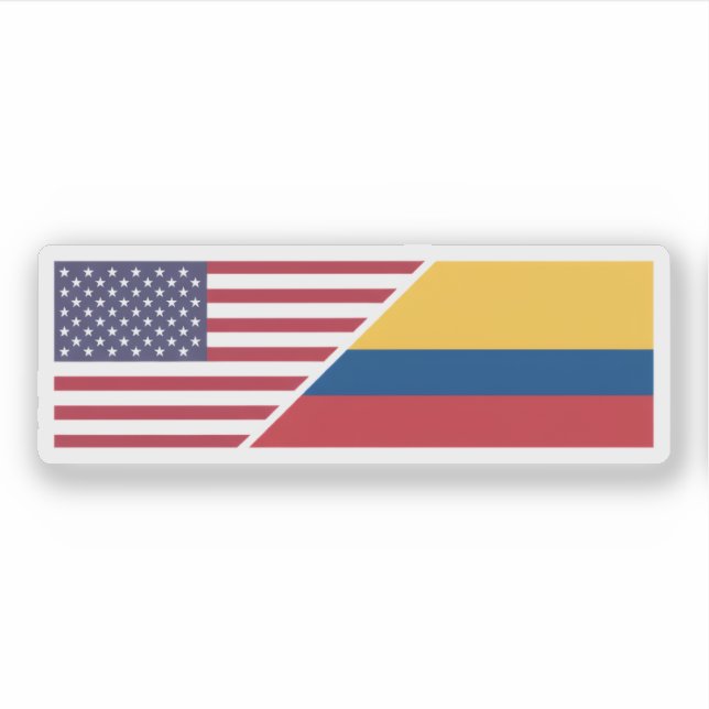 Colombian-American Sticker (Front)