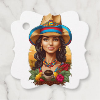 Colombian Brewscape: Unique Coffee-Infused  Favor Tags