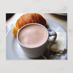 Colombian Chocolate & Cheese Postcard