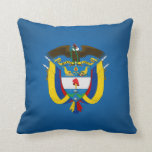 Colombian coat of arms throw pillow Colombian coat of arms throw pillow
