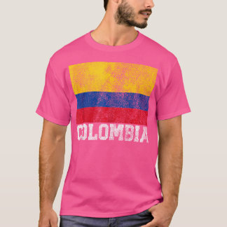 Colombian Colombia Flag National Pride Roots Count T-Shirt