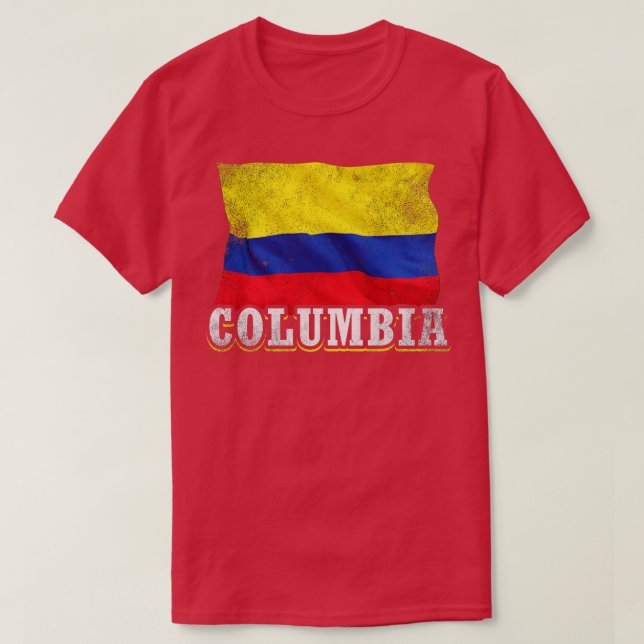Colombian Flag 1 T-Shirt (Design Front)