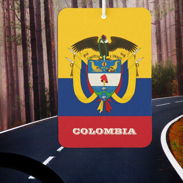 Colombian Flag Car Air Freshener, Colombia Air Freshener (Creator Uploaded)