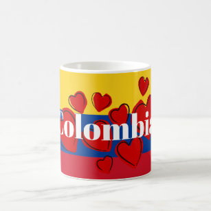 Colombian flag coffee mug