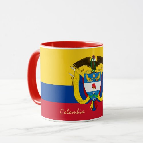 Colombian Flag  Colombia patriot  sports Mug