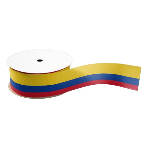 Colombian Flag  Colombia travel holidaysports Grosgrain Ribbon