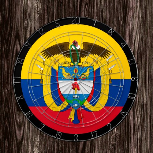 Colombian Flag Dartboard  darts  game board