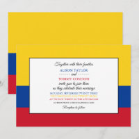 Colombian Flag, Flag of Colombia Wedding