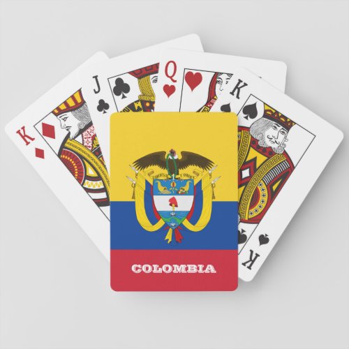 Colombian Flag Games Colombia Playing Cards