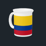 Colombian Flag Pitcher<br><div class="desc">Awesome Pitcher with Flag of Colombia. This product its customizable.</div>