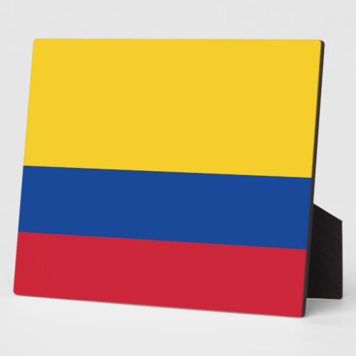 Colombian Flag Plaque