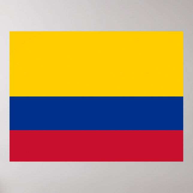 Colombian flag poster (Front)