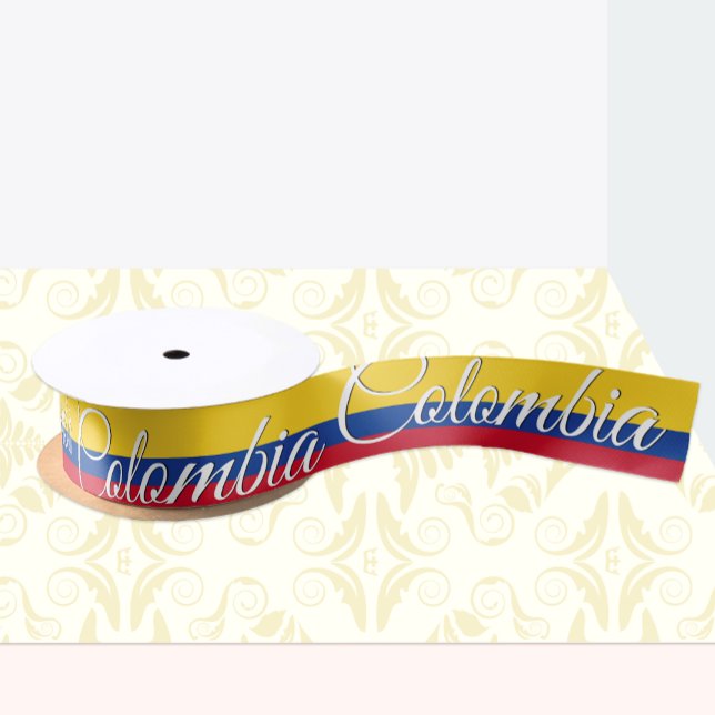 Colombian Flag Ribbon, fashion / sports, Colombia Satin Ribbon (Creator Uploaded)