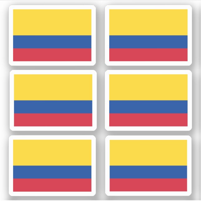 Colombian flag sticker (Front)