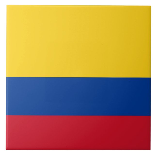 Colombian Flag Tile (Front)