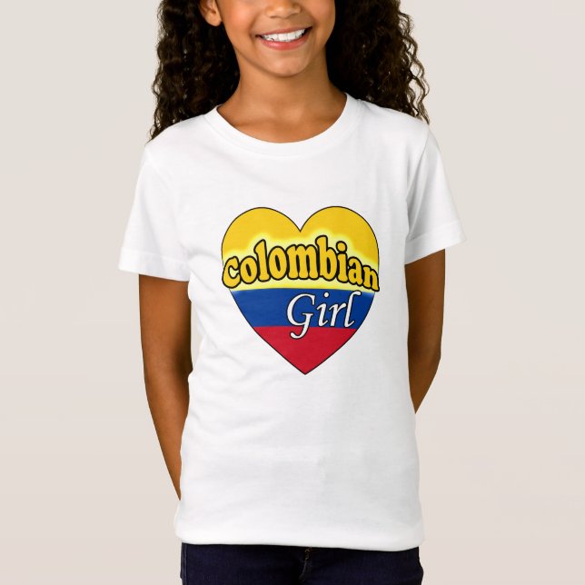 Colombian Girl T-Shirt (Front)