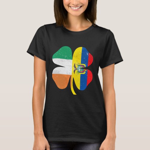 Colombian Irish Shamrock Colombia T_Shirt