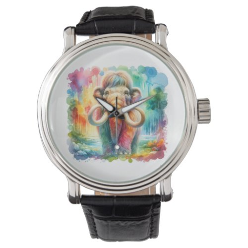 Colombian Mammoth in Watercolors AREF905 _ Waterco Watch