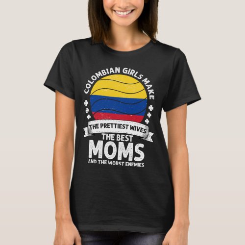 Colombian Mom Mama Colombian American T_Shirt