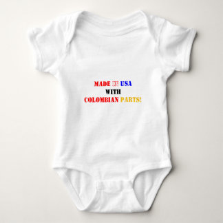 COLOMBIAN PARTS BABY BODYSUIT