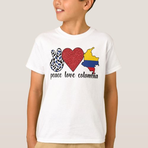 Colombian Roots Colombia Flag Colombian Heritage T_Shirt