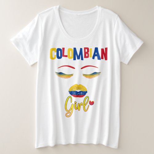 Colombian woman Proud to be from Colombia T_Shirt