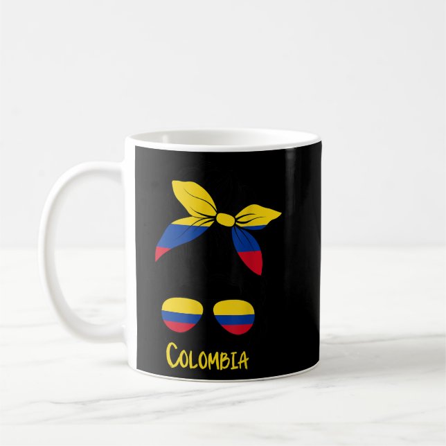Colombiana Colombian Girl Mujer colombia  Coffee Mug (Left)