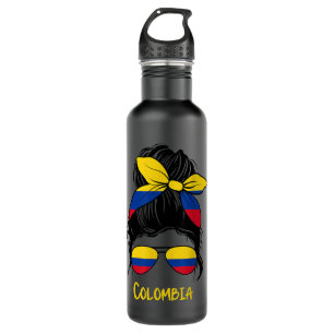 Colombiana Colombian Girl Mujer colombia  Stainless Steel Water Bottle