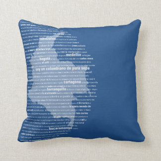 Colombiano de Pura Sepa Throw Pillow