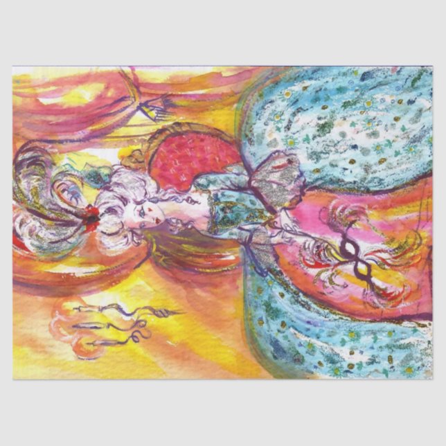 COLOMBINA / Venetian Masquerade Masks Tissue Paper (Front)