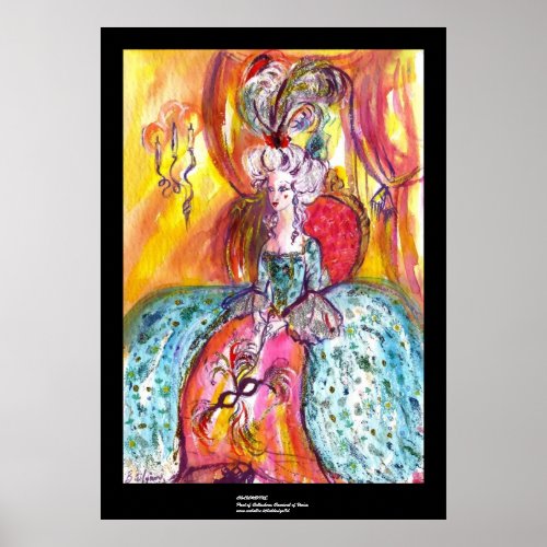 COLOMBINA  Venetian Masquerade Poster