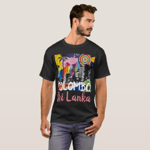Colombo Sri Lanka Graffiti Mural Tank, Men's T-Shirt