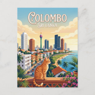 Colombo Sri Lanka Postcard