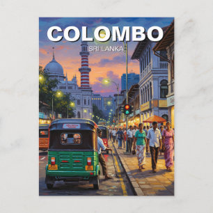 Colombo Sri Lanka Postcard