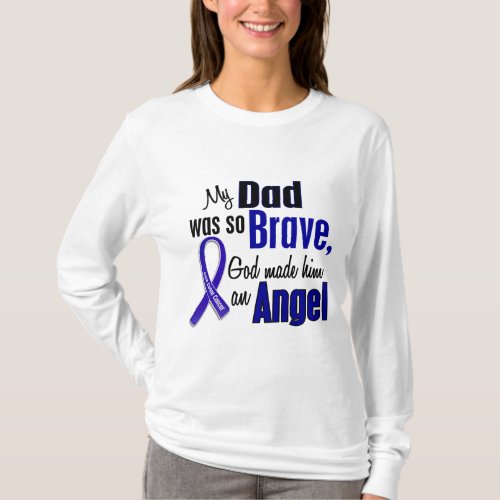 Colon Cancer ANGEL 1 Dad T_Shirt