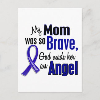 Colon Cancer ANGEL 1 Mom Postcard